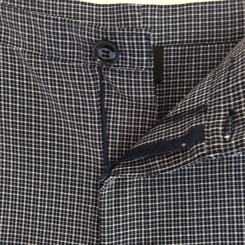 Et Tigre Navy Blue Gingham Dayandra Trousers - Picture 8 of 10